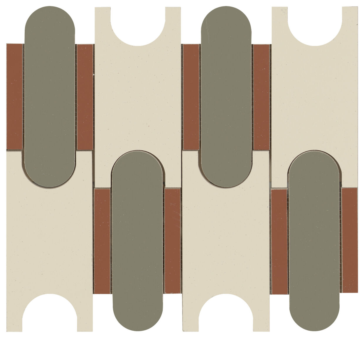 marazzi momenti mosaico puzzle avorio mal9 30.6x32.8 