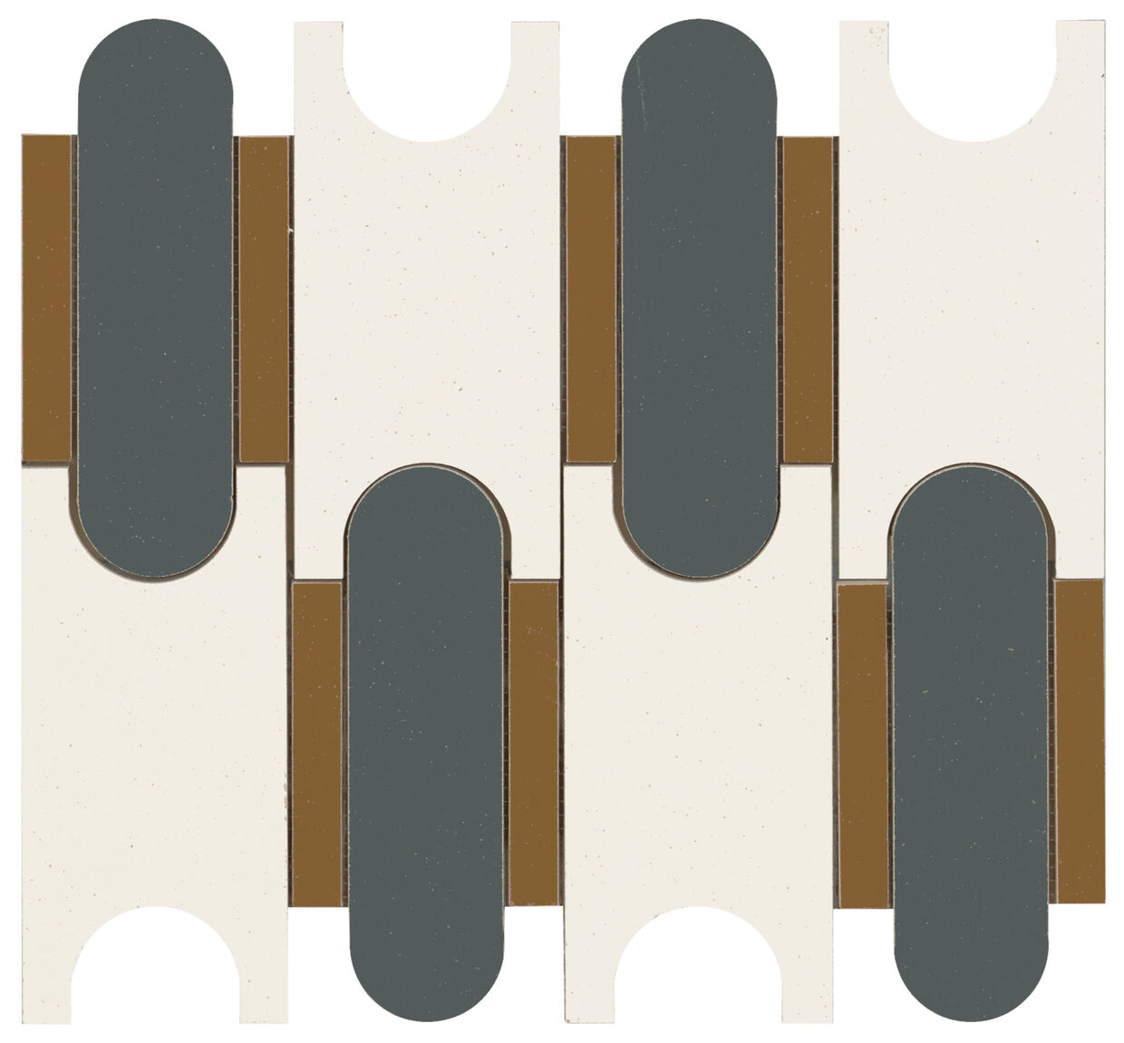 marazzi momenti mosaico puzzle bianco mal8 30.6x32.8 