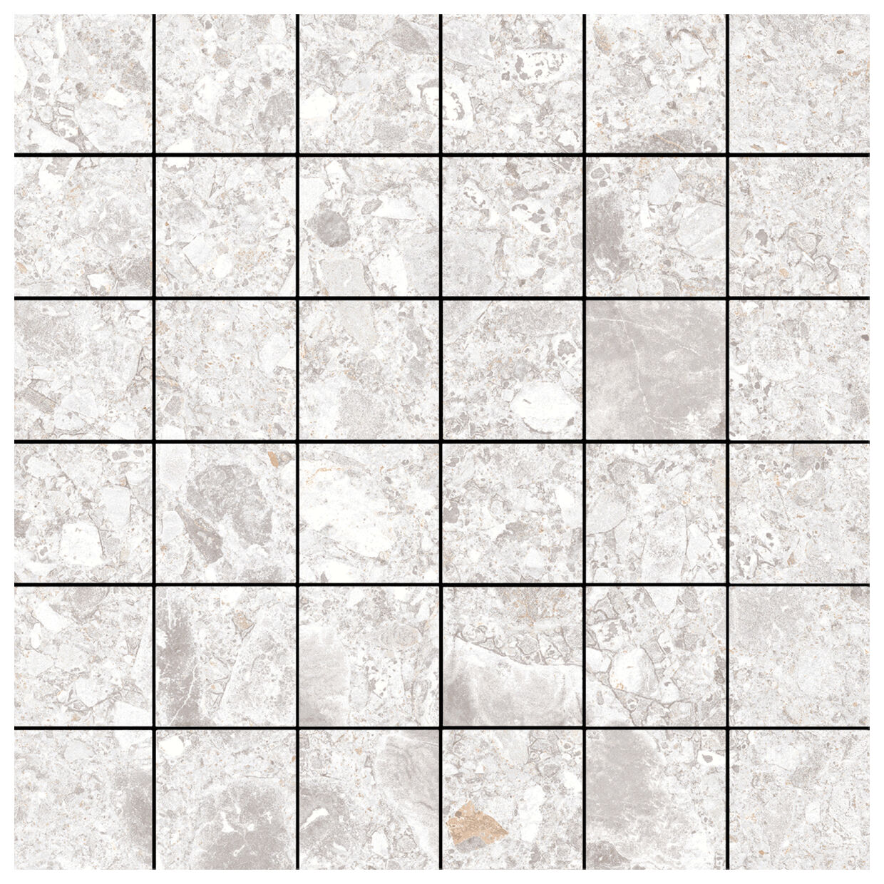 marazzi mystone ceppo di gre bianco mosaico 5x5 mp32 30x30 
