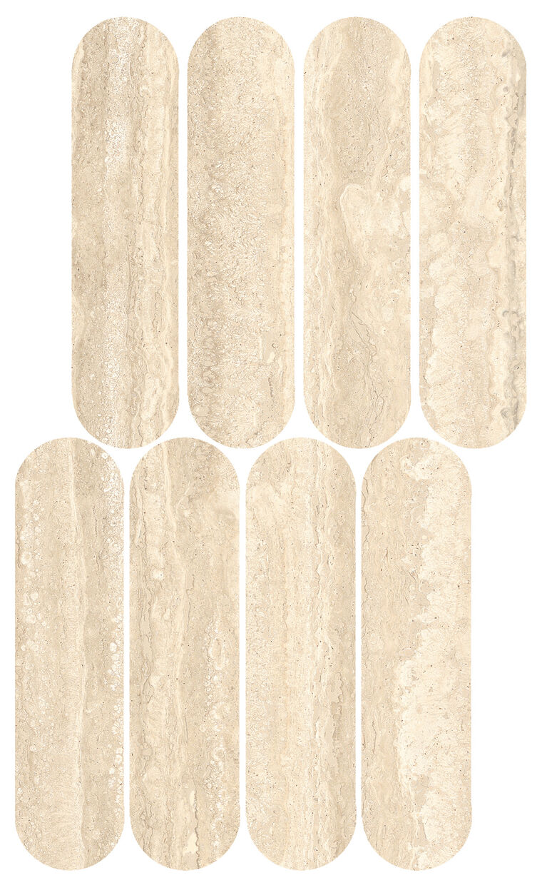 marazzi mystone travertino ovale m9ph 20x36.5 