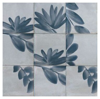 marazzi rice grigio decoro blossom lux m9jd 15x15 