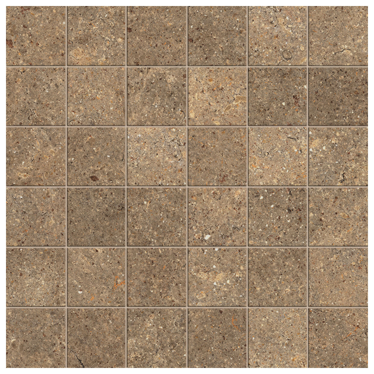 marazzi terratech senape mosaico tessere 5x5 m8ya 30x30 