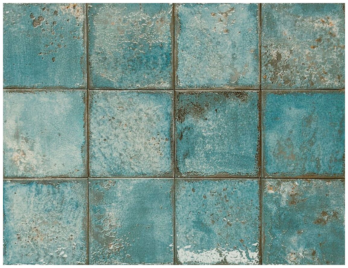 mayolica era teal gres 12x12 