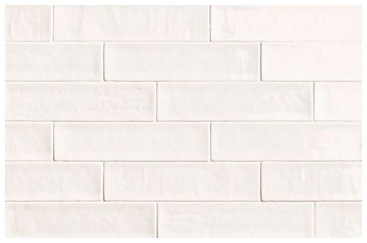 natucer zellige white matt płytka ścienna 6.2x25 