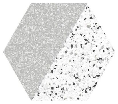 oset onil grey hexagon gres 20x24 