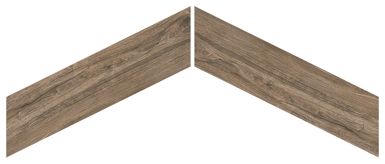 pamesa ceramica rovere chevron brown gres 8x40 
