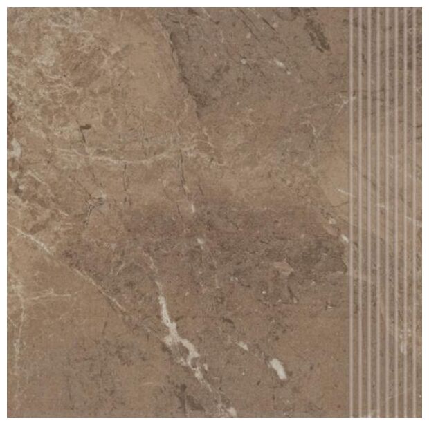 paradyż track brown mat stopnica prosta 30x30x0.78 