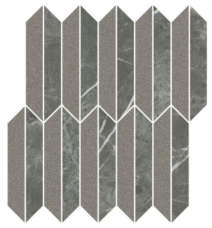 paradyż noisy whisper graphite mix mat mozaika cięta 27.4x29.8 