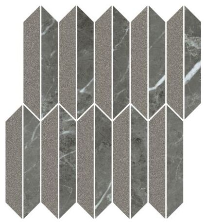 paradyż noisy whisper graphite mix mat mozaika cięta 27.4x29.8 
