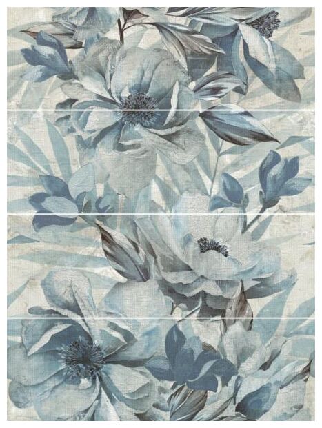paradyż wonder sky blue panel str 4szt dekor 29.8x89.8 