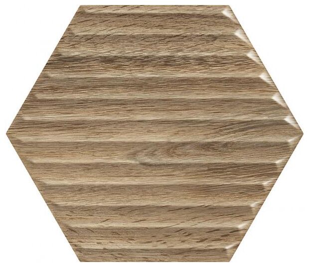 paradyż woodskin wood heksagon b str płytka ścienna 17.1x19.8 