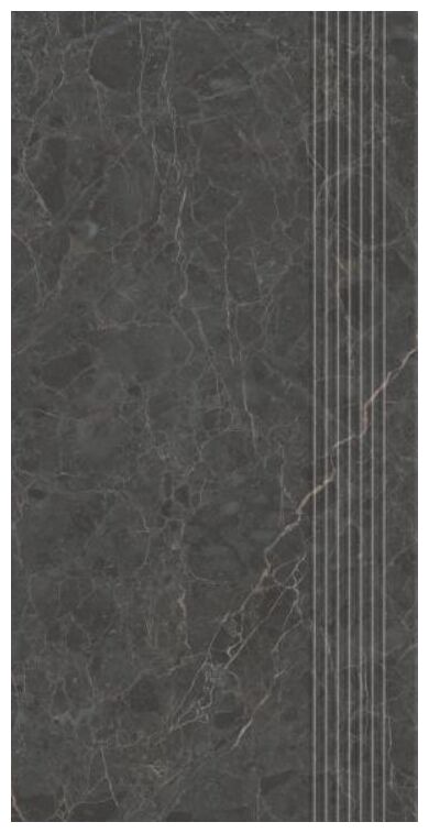 paradyż archicross stone black stopnica mat prasowana 29.8x59.8x0.8 