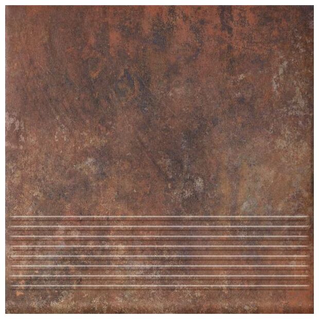 paradyż arteon rosso stopnica prosta 30x30x0.8 