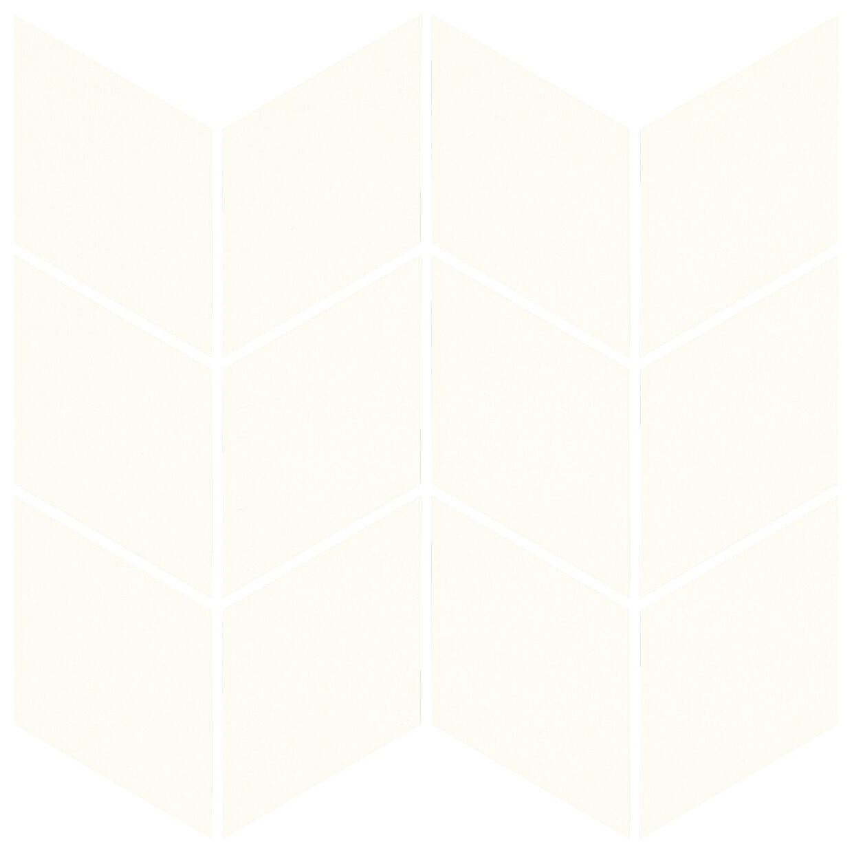 paradyż bianco romb braid uniwersalna mozaika gres 20.5x23.8 