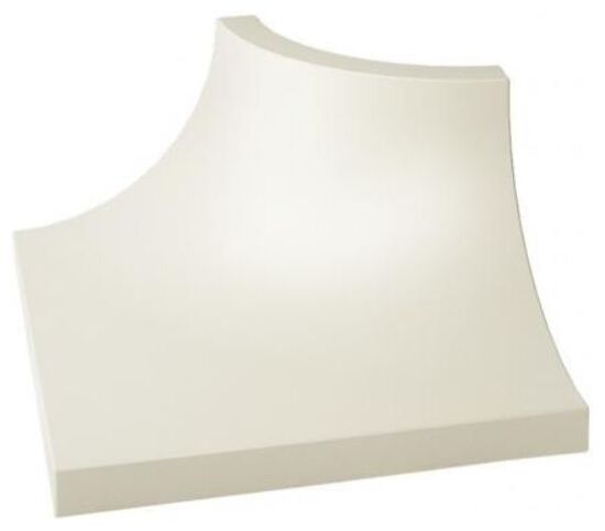 paradyż gamma colours biała kształtka c połysk 3x4 