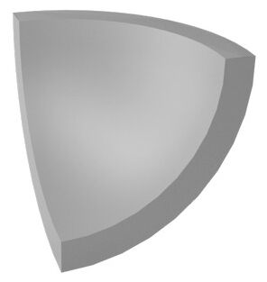 paradyż gamma szara kształtka d mat 3x3 