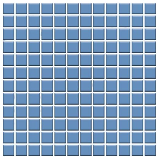 paradyż gammo colours niebieski mozaika prasowana mat kostka 2.3x2.3 mozaika 29.8x29.8 