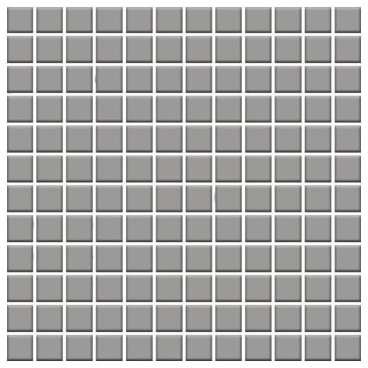 paradyż gammo colours szary mozaika prasowana połysk kostka 2.3x2.3 mozaika 29.8x29.8 