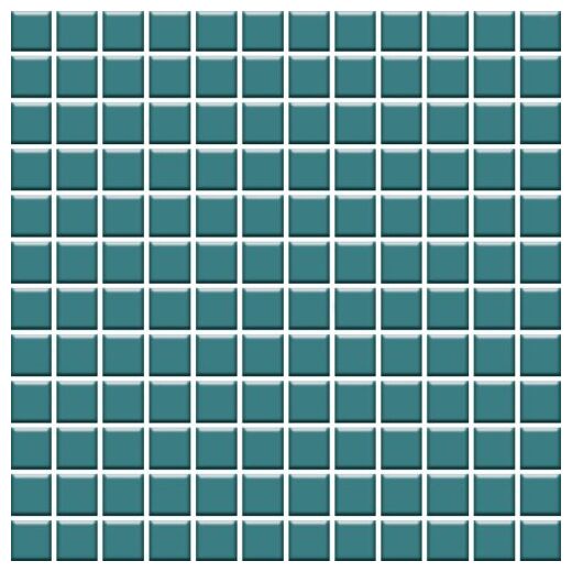 paradyż gammo colours turkusowy mozaika prasowana mat kostka 2.3x2.3 mozaika 29.8x29.8 