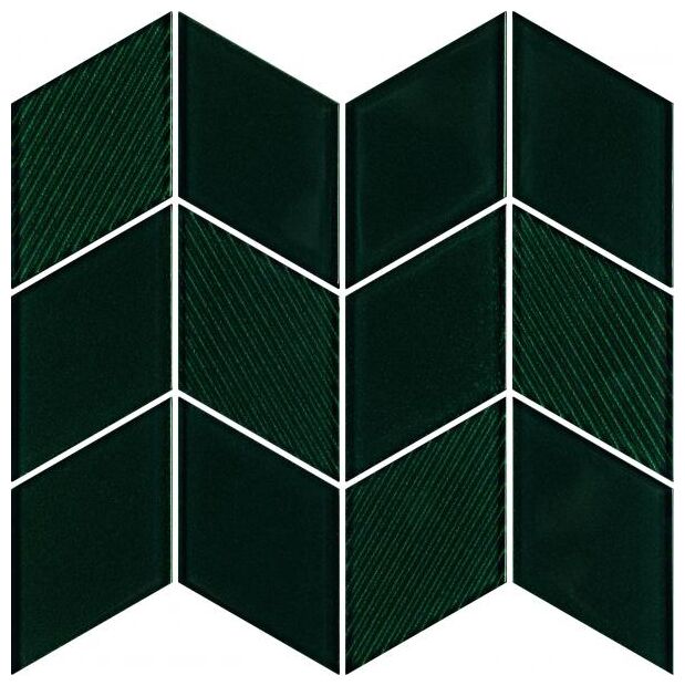 paradyż garden verde uniwersalna mozaika szklana 20.5x23.8 