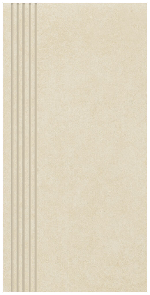 paradyż intero beige stopnica prosta nacinana mat 29.8x59.8 