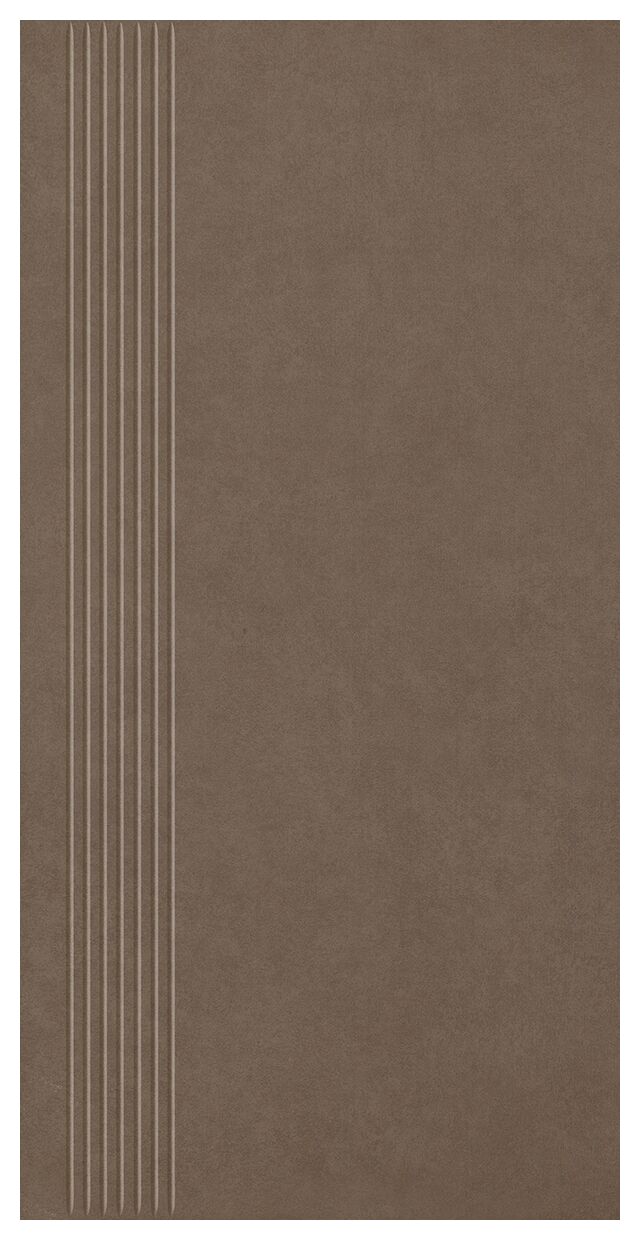 paradyż intero brown stopnica prasowana mat 29.8x59.8 