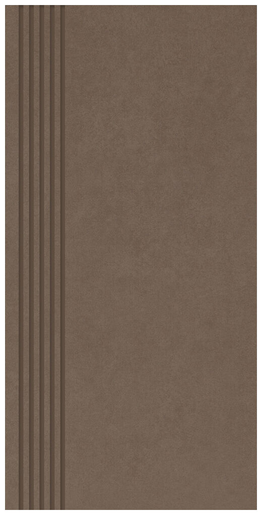 paradyż intero brown stopnica prosta nacinana mat 29.8x59.8 