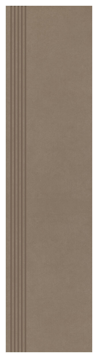 paradyż intero mocca stopnica prosta nacinana mat 29.8x119.8 