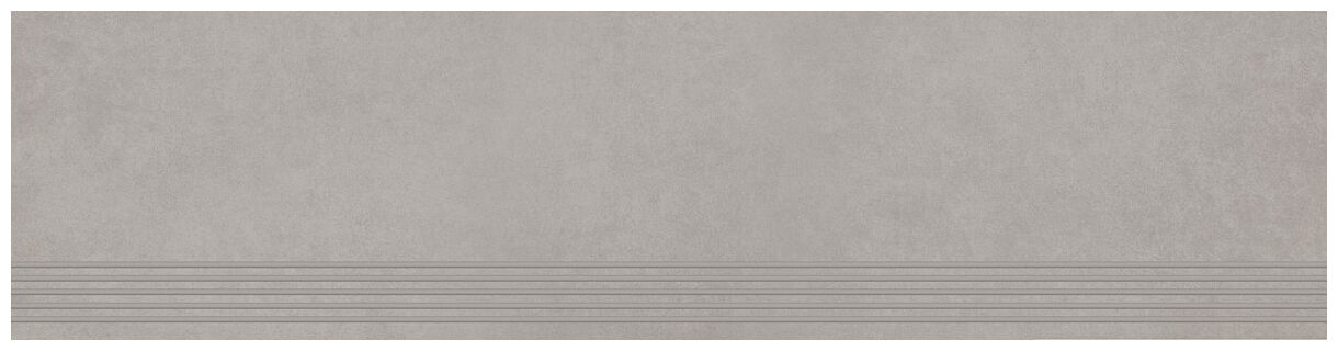 paradyż intero silver stopnica prosta nacinana mat 29.8x119.8 