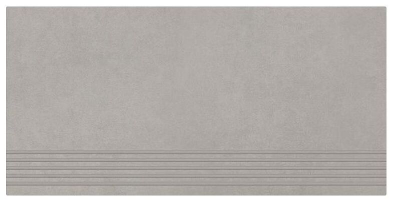 paradyż intero silver stopnica prosta nacinana mat 29.8x59.8 