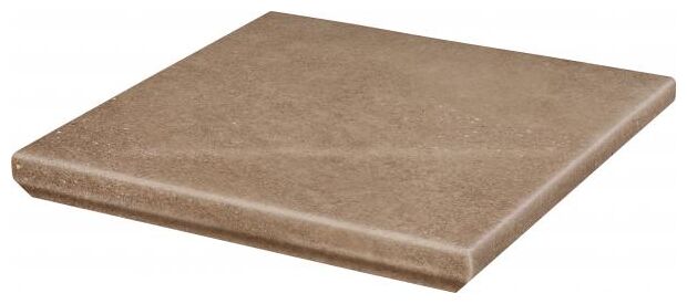 paradyż mattone sabbia brown stopnica narożna kapinos 33x33 