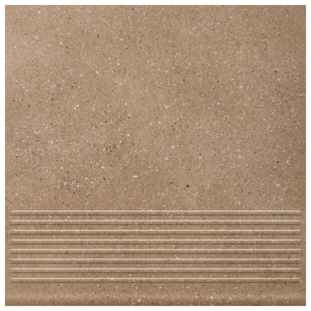 paradyż mattone sabbia brown stopnica prosta 30x30x0.85 