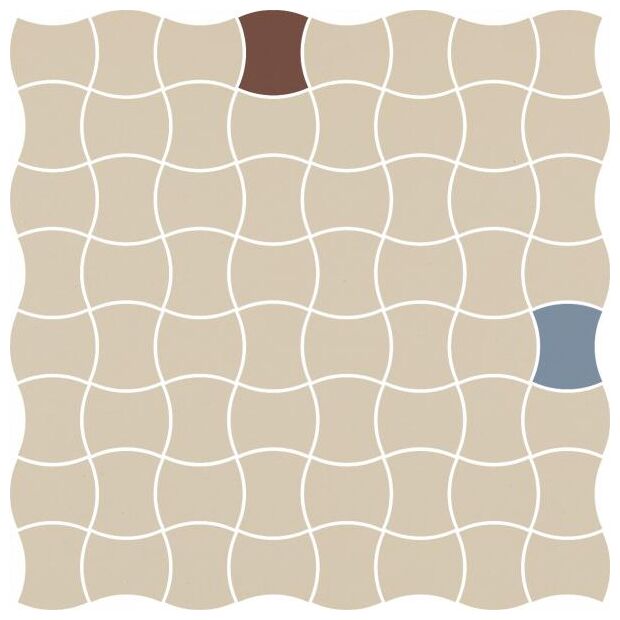 paradyż modernizm bianco a mix k.3.6x4.4 mozaika 30.86x30.86 