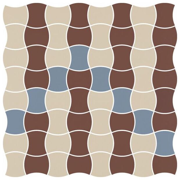paradyż modernizm bianco b mix k.3.6x4.4 mozaika 30.86x30.86 