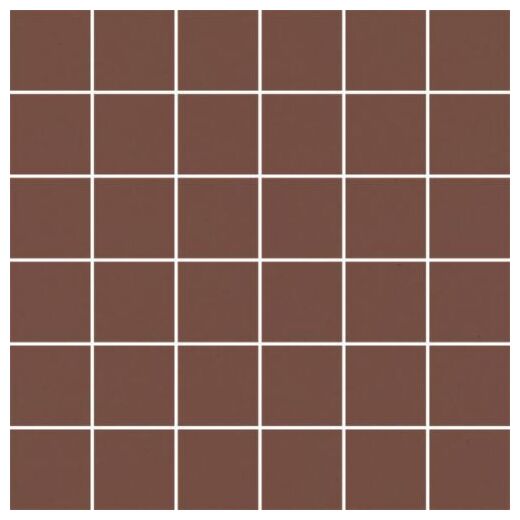 paradyż modernizm brown mozaika prasowana k.4.8x4.8 mozaika 29.8x29.8 