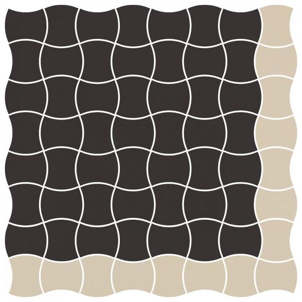 paradyż modernizm nero a mix k.3.6x4.4 mozaika 30.86x30.86 