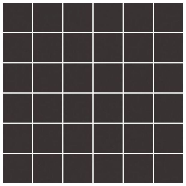 paradyż modernizm nero mozaika cięta k.4.8x4.8 mozaika 29.8x29.8 