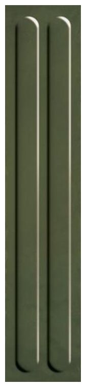 paradyż monpelli olive cegielka struktura d połysk 6.5x29.8 