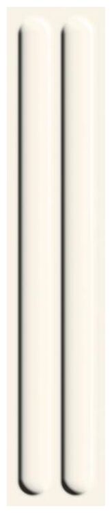 paradyż monpelli white cegielka struktura d połysk 6.5x29.8 