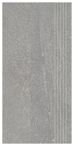 paradyż natural rocks silver stopnica mat rektyfikowana 29.8x59.8 