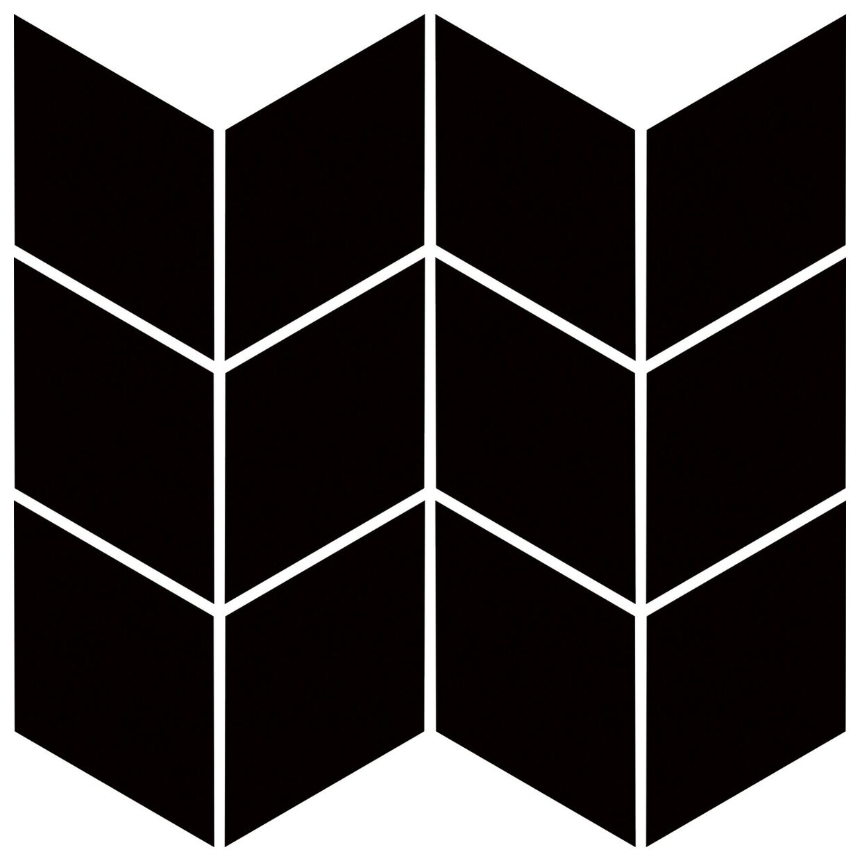 paradyż nero romb braid uniwersalna mozaika gres 20.5x23.8 