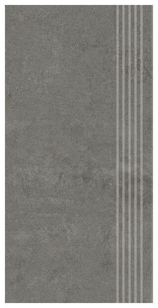 paradyż pure art basalt mat stopnica prosta nacinana 29.8x59.8x0.9 