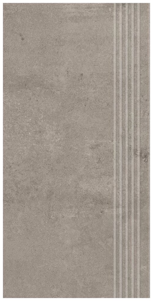 paradyż pure art dark grey stopnica prasowana mat gres rektyfikowany 29.8x59.8x0.8 
