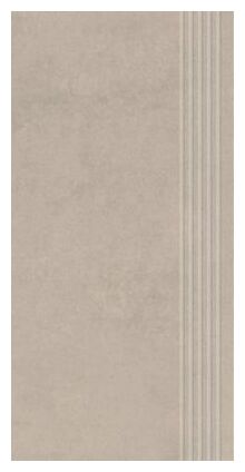 paradyż pure art greige mat stopnica prosta nacinana 29.8x59.8x0.9 