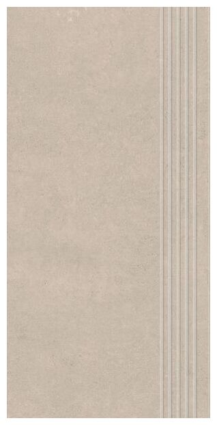 paradyż pure art sand mat stopnica prosta nacinana 29.8x59.8 