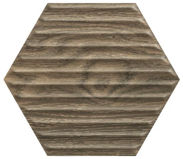 paradyż serene brown heksagon struktura płytka ścienna 19.8x17.1 