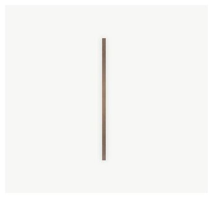paradyż uniwersalna listwa metalowa gold mat profil 2x75 