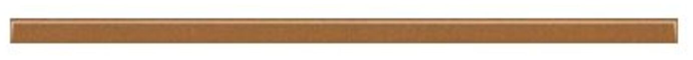 paradyż uniwersalna listwa szklana brown 2.3x60 