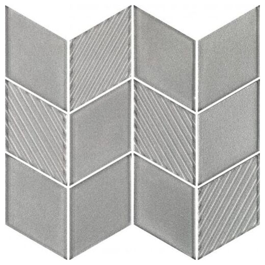 paradyż uniwersalna mozaika szklana silver romb 20.5x23.8 