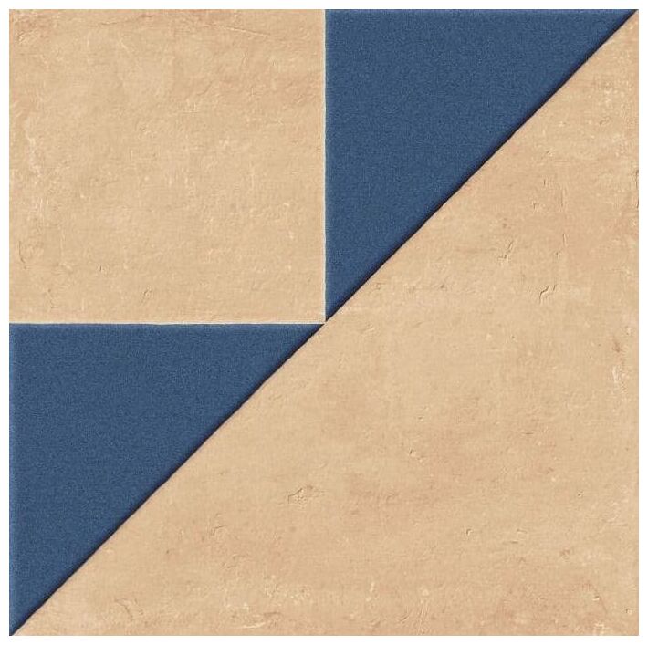 peronda kora clay decor blue lt gres 22.3x22.3 (43737) 